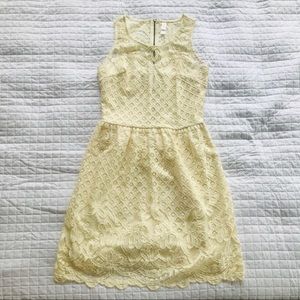 🔥3 for $25 🔥 Off-White Lace Dress, Size S